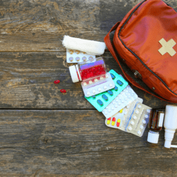 medication bag with pills