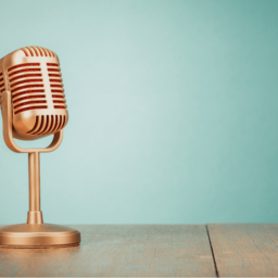 Microphone on table