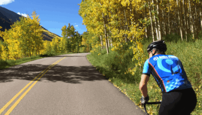 Davis Phinney Riding a Bike travel