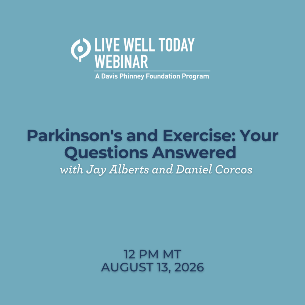 Parkinson's and Exercise: Your Questions Answered, with Jay Alberts and Daniel Corcos